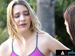 Kena James & Lana Rhoades get turned into sex-crazed sluts by their witchy friend Kenna James