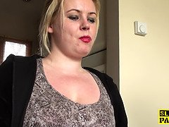 British bdsm fuckslut slapped and predominated