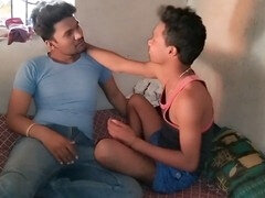 Desi homosexual afternoon delight on couch without protection