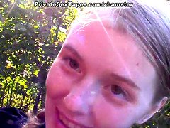 Enthousiasteling, Blond, Pijpbeurt, Stel, Vriendin, Hd, Buiten, Realiteit