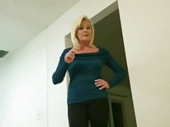 Blonde, Compilation, Cougar, Lingerie, Mom, Pissing, Pov