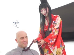 Raunchy geisha Marica Hase crazy xxx clip