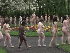 Naked Brit gals groups