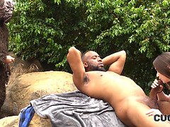 American, Black, Crazy, Cuckold, Dick, Interracial, Outdoor, Wife