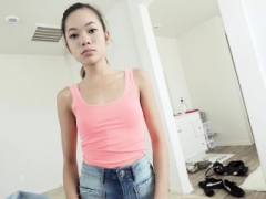 Asiat, Pik sutte, Hundestilling, Hårdt, Hd, Pov, Teenager