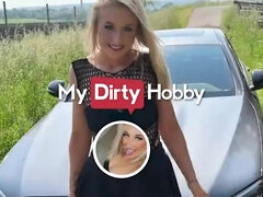 Blonde, Blowjob, Car, Doggystyle, German, Handjob, Pussy, Shaved