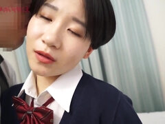 Asian teen schoolgirl hard fuck