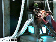 WickedParodies - Supergirl entices Braniac Into anal hookup