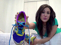 LL Gym Sneakers and Sock humiliation