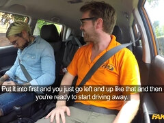 Flirtatious Learners Secretly Screw In Car