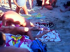 Plage, Queue, Groupe, Hd, Interracial, Mère que j'aimerais baiser, Nudiste, Public