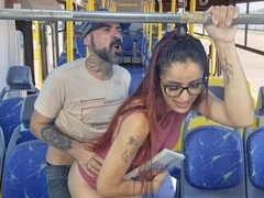 Blowjob, Brazil, Bus, Masturbation, Public