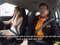 Fake Driving School - Sticky Facial Climax Ends Lesson 1 - Ryan Ryder