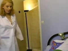 Anal, Blond, Sperm skott, Fransk, Sykepleier, Tynn, Trekant, Pupper