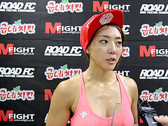 Pretty mma fighter interview