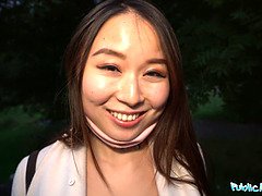 Asian, Big cock, Blowjob, Brunette, Chinese, Hd, Outdoor, Screaming