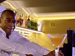 Czech blonde Lovita Fate seduces black bartender to get creampie