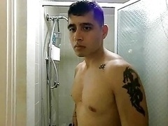 Shower With His Novel Cam