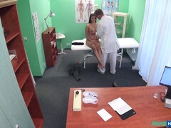 Amateur, Blowjob, Doctor, Facial, Handjob, Office, Uniform