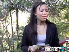 PropertySex - newcomer real estate agent pulverizes at open mansion homemade sex