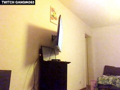Homemade webcam with amateur curvy blonde girl next door - big ass