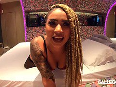 Pocahontas fazendo sexo anal no motel lush