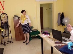 Hd videos, undressed, office boss