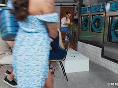 A Gust Of Horniness: Jordi El Nino Polla dicks Busty Latina Brunette Katty Soarez in Public Laundromat