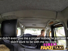 British MILF Rebecca More and Sienna Day finger-bang a fit bird in the backseat of a taxi