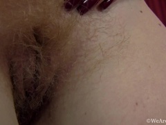 Cul, Poilue, Masturbation, Mamelons, Rousse roux, Tatouage