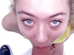 Audition, Blowjob, Cum in mouth, Cumshot, Teen