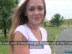 Petite Russian takes cock for cash