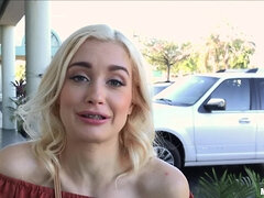Sensual Blondie Braceface Teen POV video