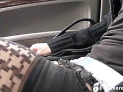 Auto, Im freien, Pov, Prostituierte, Öffentlich, Strümpfe, Netzkamera, Hure