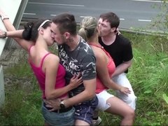 Veľké kozy, Gangbang, Skupina, Orgie, Na verejnosti, Teenka