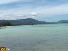 Fantastic Thailand sex vacation: Day 4 - Deserted beach sex video