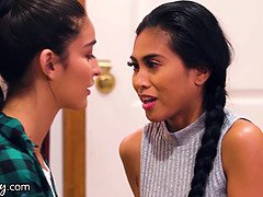 Hot Girl Emily Willis Tries Something New With Her Friend