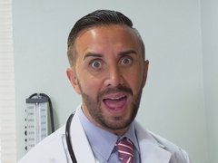 Brandi Love and Brett Rossi share doctor's fat cock