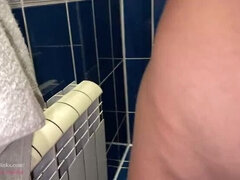 Amelia Queen Peeing in Public Toilet - Close-Up POV Golden Shower Compilation