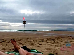 Amateur, Plage, Blonde, De plein air, Pov, Maigrichonne, Tatouage, Nénés