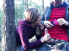 I fucked a stranger in the woods to help her – public sex