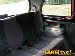 Sienna Day's amateur twat gets licked & gagged in a fake taxi ride