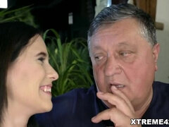 Hot Young Sizzler Nikki Fox Banged by Old Guy