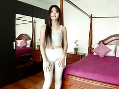 Asiatique, Audition, Grosse bite, Sucer une bite, Plantureuse, Pov, Adolescente, Thaïlandaise