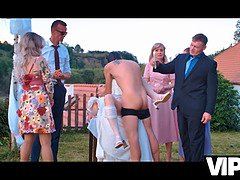 Lovely Love gets her pussy licked in a public Czech fetish scene