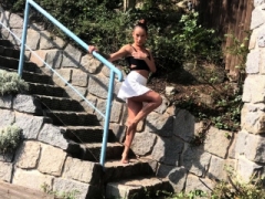 Entirely Clothed Taking a leak In My Back Garden - Lexi Dona